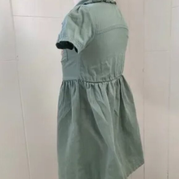 Sage Green Pullover Dress - Picture 2 of 3